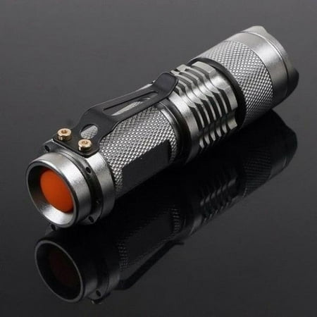 Mini Led Flashlight Torch Lamp Q5 Led Torch Aa/14500 Adjustable Zoom Fo Z4P4 10X